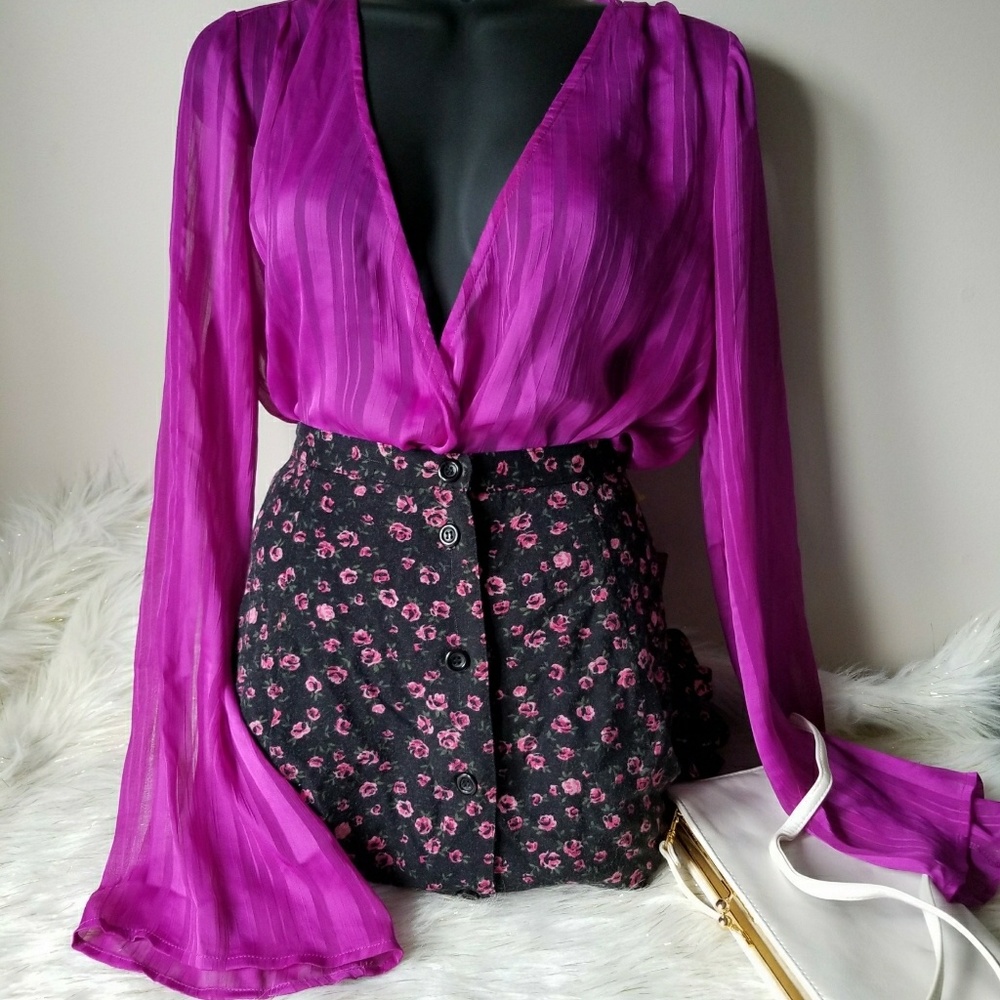 Elegant Purple Women's Top